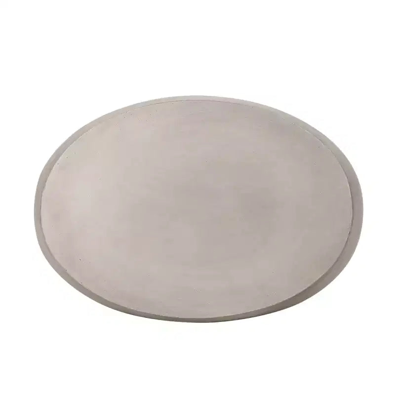 GDFStudio Mitchell Table d'appoint d'extérieur légère en béton, gris clair