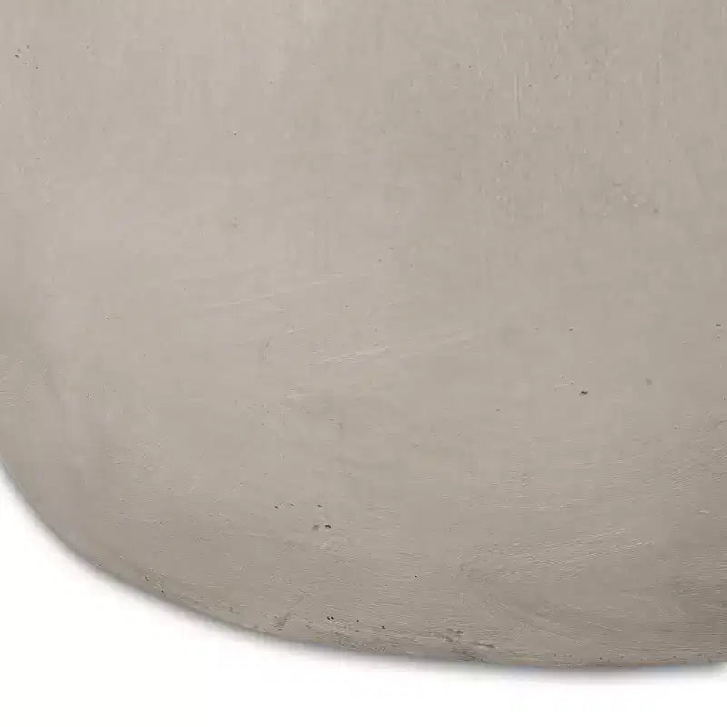 GDFStudio Mitchell Table d'appoint d'extérieur légère en béton, gris clair