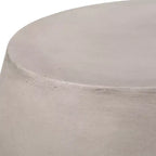 GDFStudio Mitchell Table d'appoint d'extérieur légère en béton, gris clair
