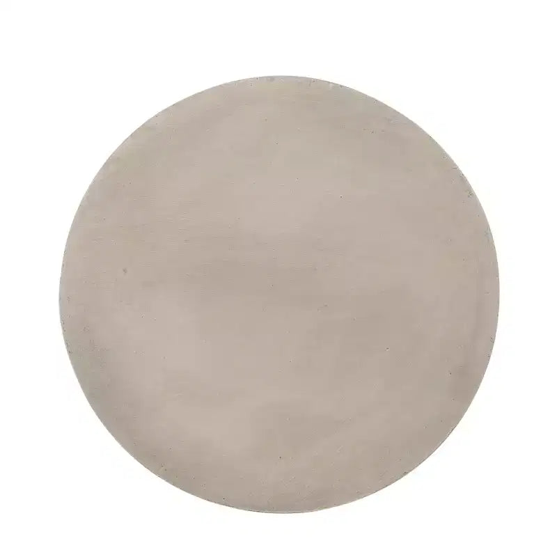 Table d'appoint GDFStudio Attola en béton léger d'extérieur, gris clair
