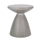 Table d'appoint d'extérieur en béton léger Inkwood de Christopher Knight Home, finition béton