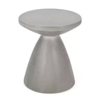 Table d'appoint d'extérieur en béton léger Inkwood de Christopher Knight Home, finition béton
