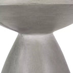 Table d'appoint d'extérieur en béton léger Inkwood de Christopher Knight Home, finition béton