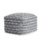 Pouf poggiapiedi quadrato da 56 cm – Realizzato a mano per soggiorno, camera da letto, cameretta dei bambini