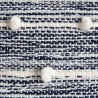Pouf poggiapiedi quadrato da 56 cm – Realizzato a mano per soggiorno, camera da letto, cameretta dei bambini
