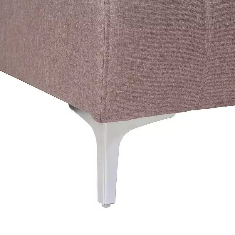 Divano Letto Convertibile Imbottito in Tessuto Lanoma Baxton Studio
