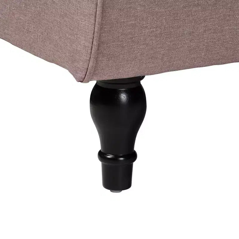 Divano Letto Convertibile Baxton Studio Chesterfield con Rivestimento in Tessuto