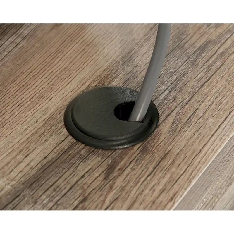 Scrivania ad angolo con cassetti e contenitori per ufficio domestico
