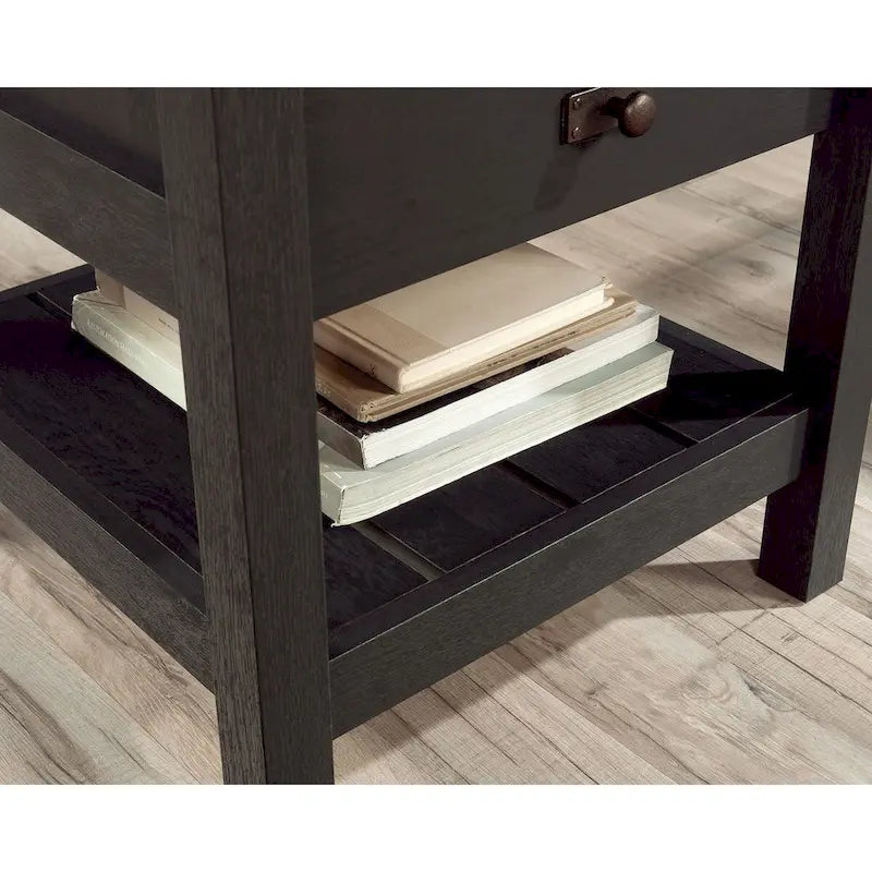 Scrivania ad angolo con cassetti e contenitori per ufficio domestico