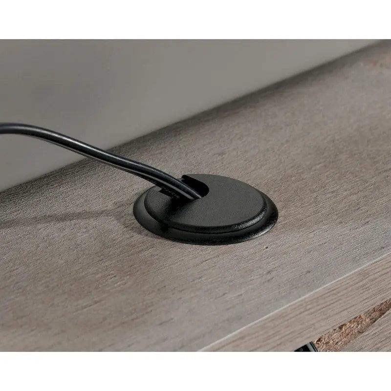 Scrivania ad angolo con cassetti e contenitori per ufficio domestico