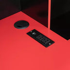 Daybed da gioco completo/queen size con testiera libreria, luci LED, scrivania integrata, cassetti e stazione di ricarica