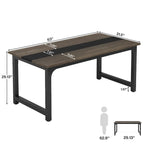 Tavolo da conferenza 160 x 80 x 74 cm | Posti a sedere 4-6