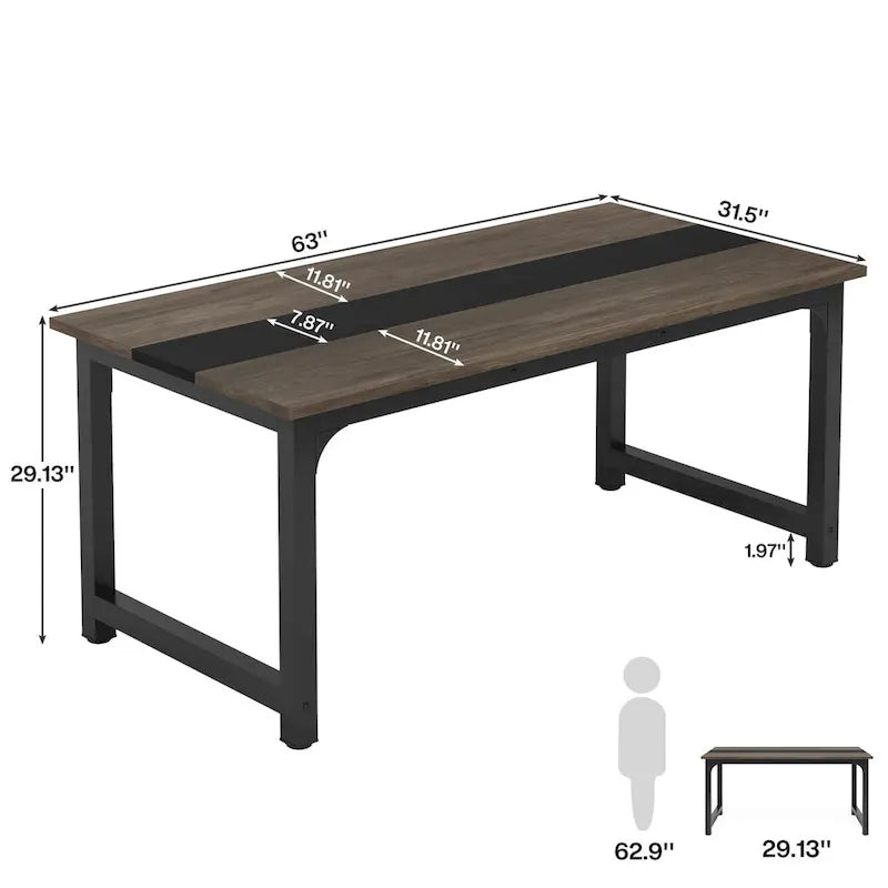 Tavolo da conferenza 160 x 80 x 74 cm | Posti a sedere 4-6
